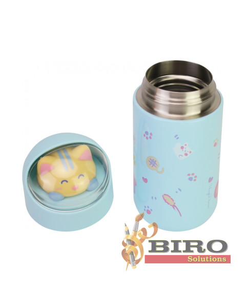 Termos 280ml inox CoolForSchool Kitten O6180-11